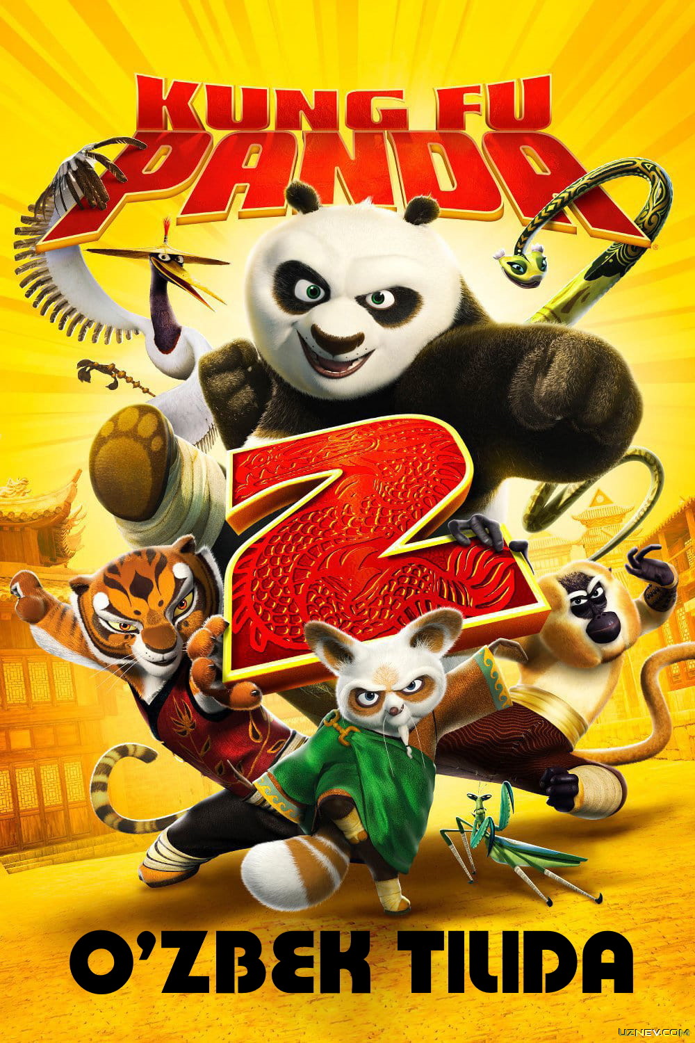 Kung Fu Panda 2 (Uzbek tilida HD skachat)