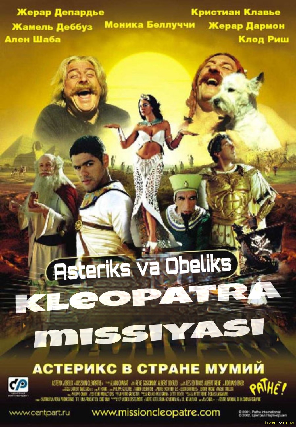 Asteriks va Obeliks Kleopatra missiyasi Horij kino Uzbek tilida 2002 HD O'zbek tarjima tas-ix skachat