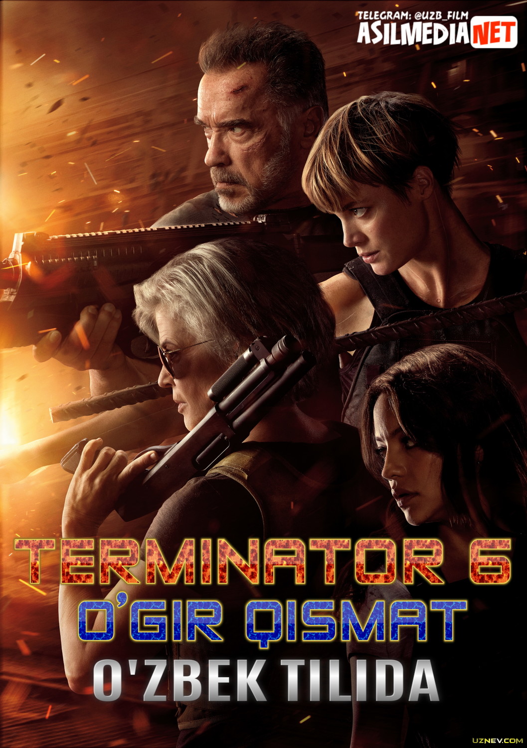 Terminator 6 Og'ir qismat Uzbek tarjima 2019 HD O'zbek tilida kino