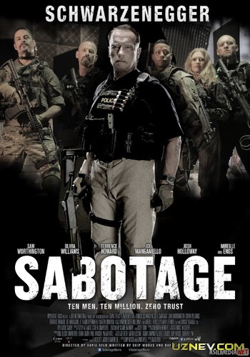 Sabotaj / Sabotage Uzbek tilida 2013 O'zbekcha tarjima kino HD